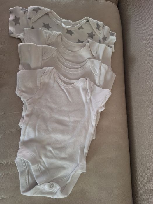 Body niemowlęce 9 szt,  new born, rozmiar 50 i 56, paka dla niemowlaka