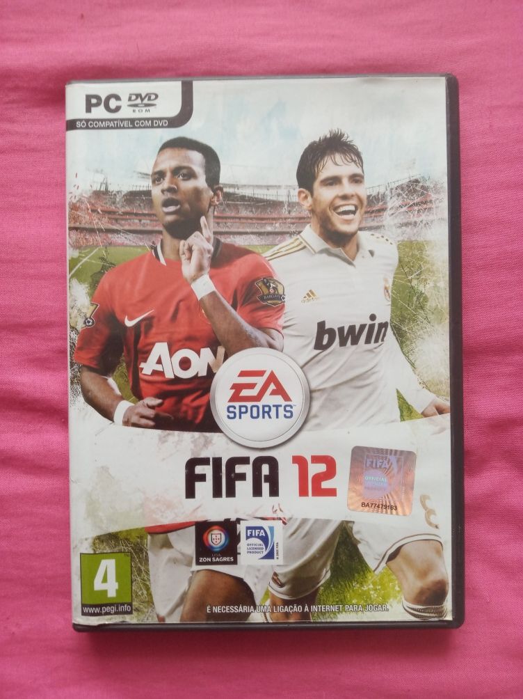 Jogos Wii, PES 2012, FIFA 12, e dvd's
