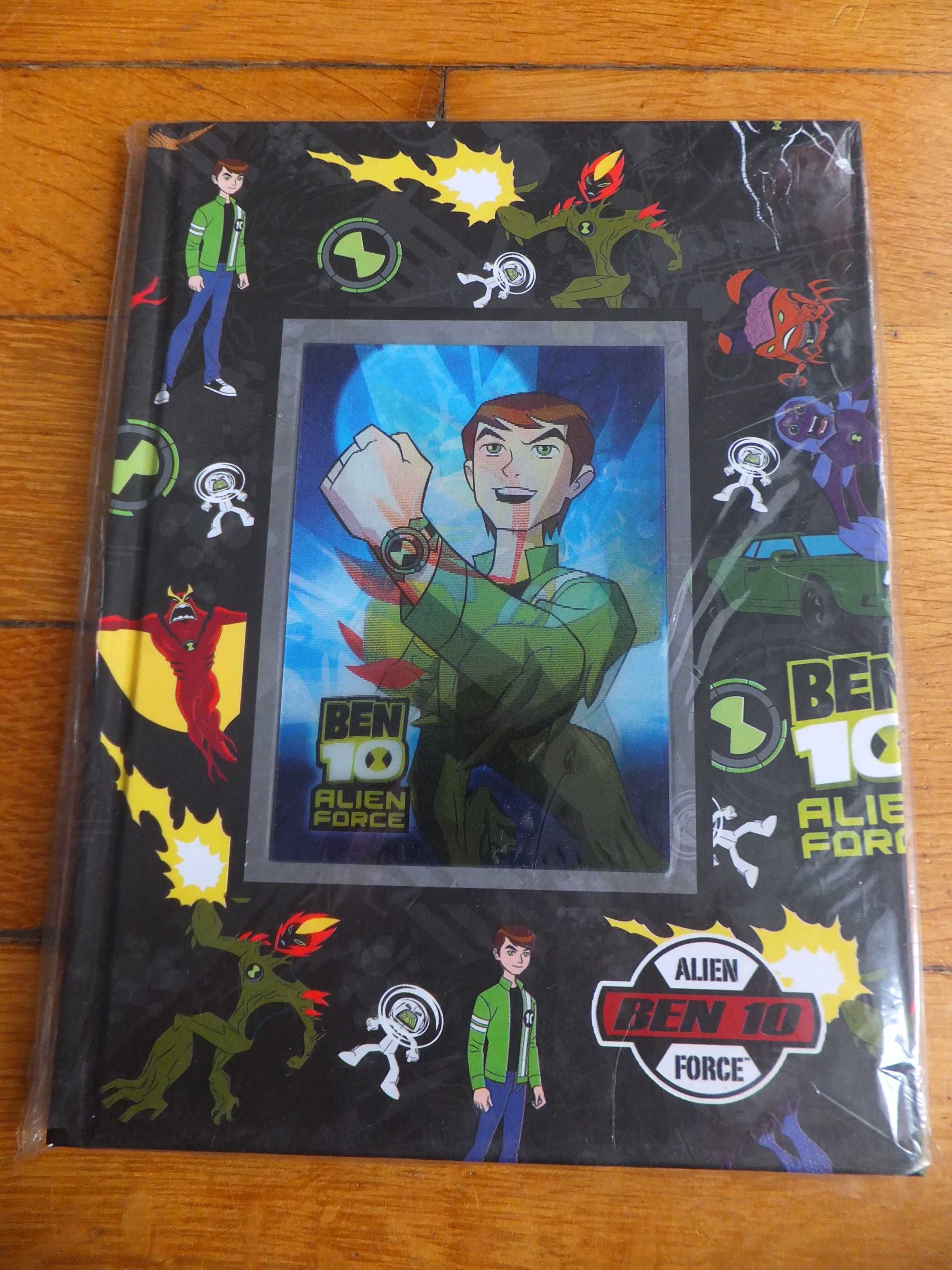 Nowy zeszyt BEN 10 Alien Force twarda okładka hologram A5 kreskówka