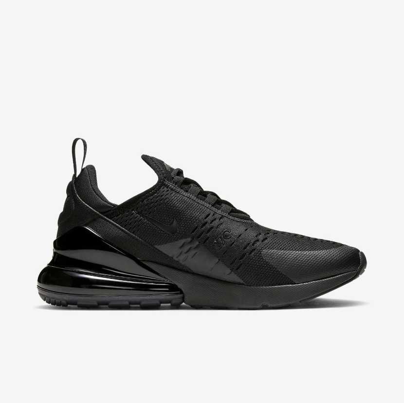 100% NOWE Oryginalne BUTY MĘSKIE NIKE AIR MAX 270 CZARNE r. 47,5