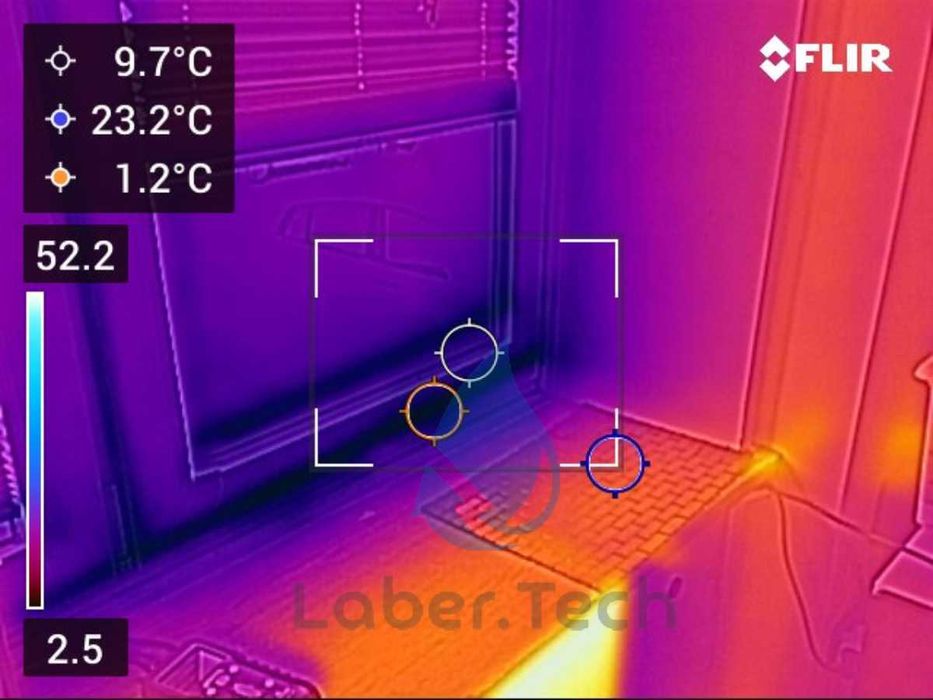 Lokalizacja wycieku, badanie instalacji wodnej i grzewczej, termowizja