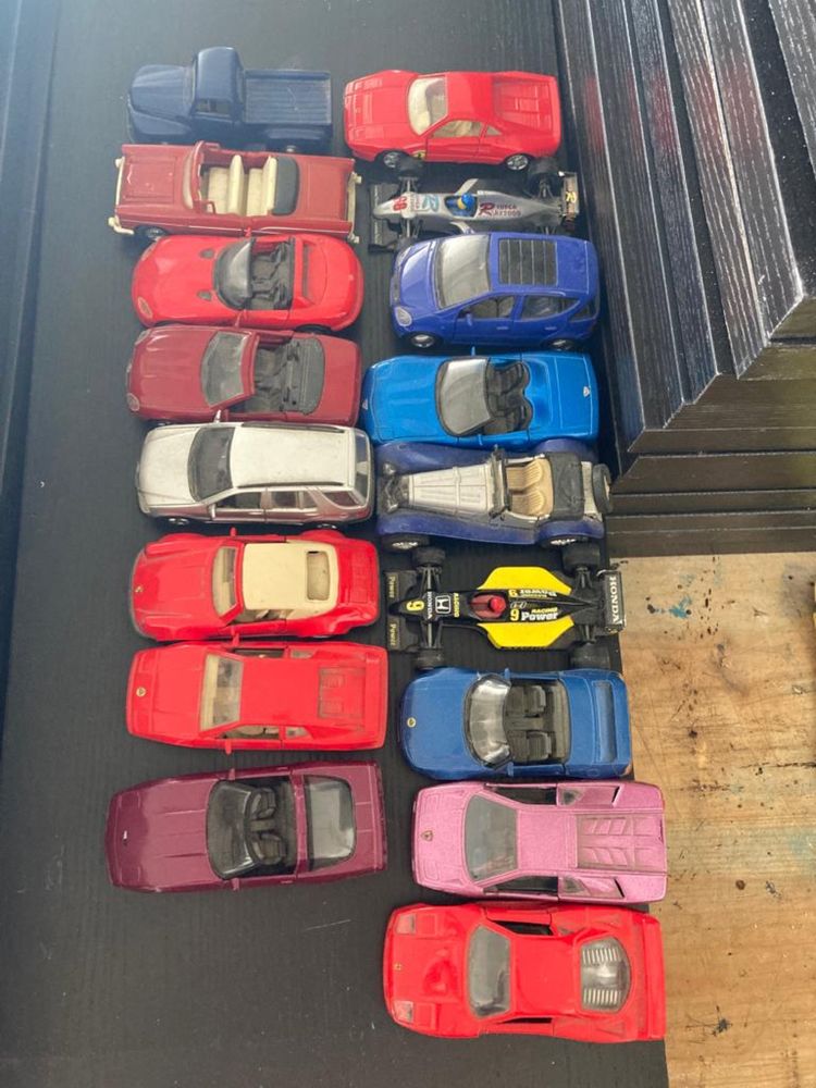 Coleção de carros em miniatura