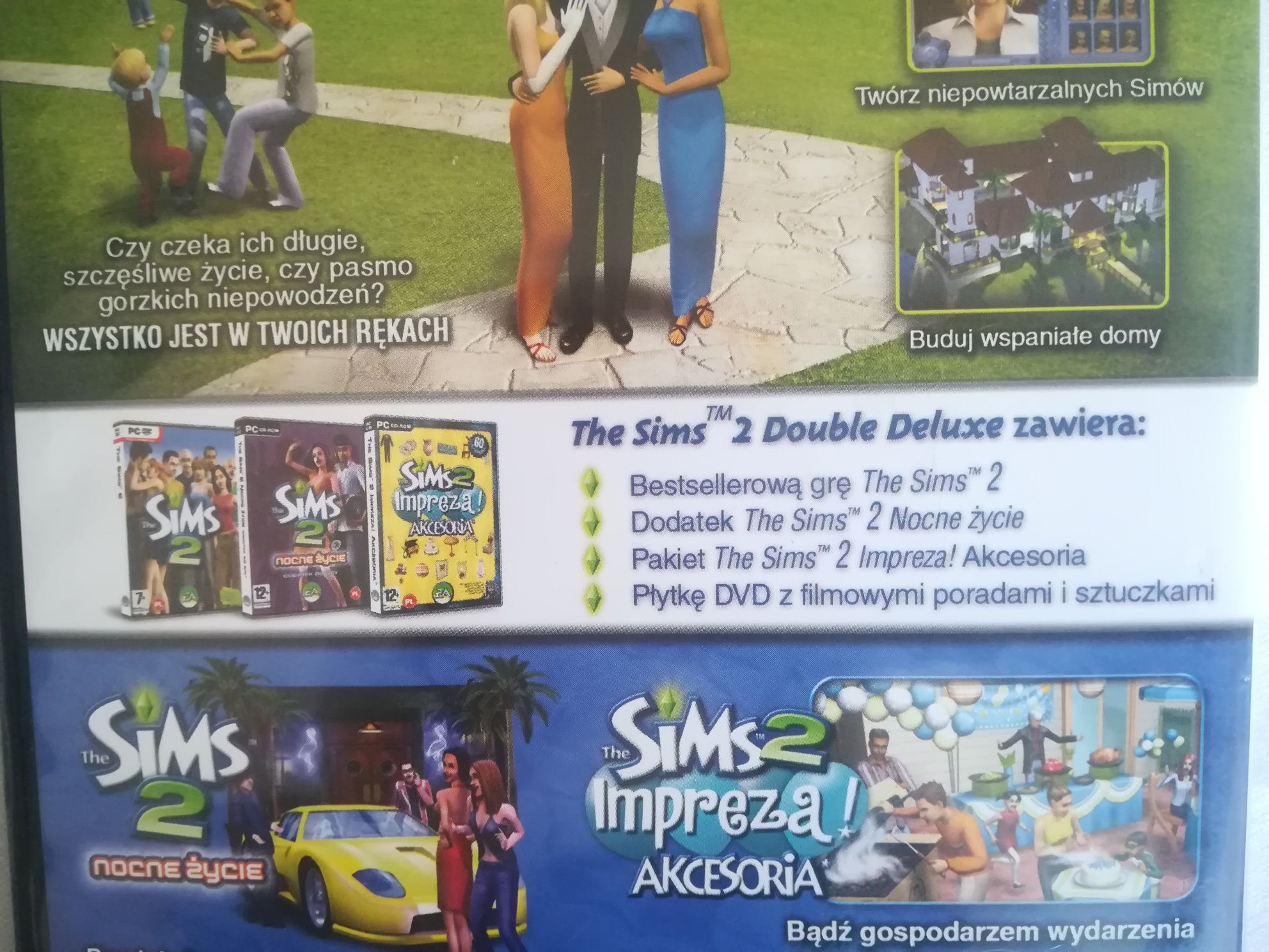 The Sims 2 podstawa + 3 dodatki