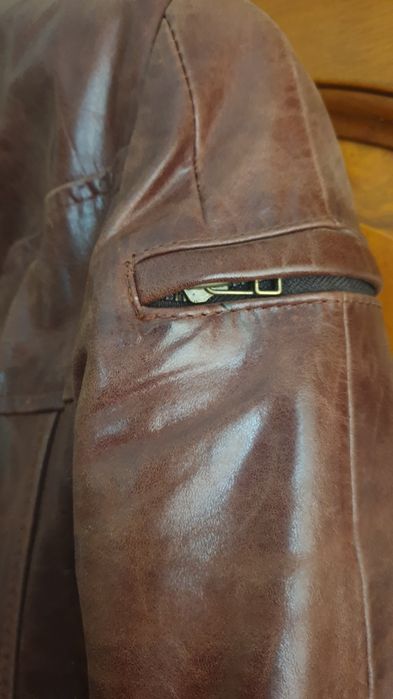 Куртка - піджак, шкіра, S