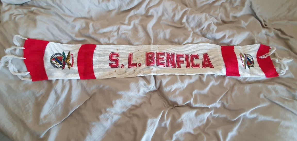 Cachecol Vintage Retro Benfica, anos 80