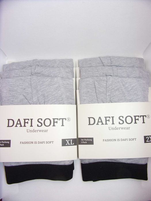 6x Bokserki męskie bawełniane , rozmiar XL Dafi Soft.
