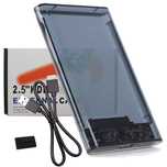 Kieszeń na dysk 2,5" SATA Obudowa dysku HDD SSD Przezroczysta USB 3.0