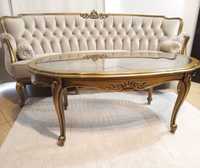 Komplet zestaw Wypoczynkowy Ludwikowski sofa fotele ludwik barok 311