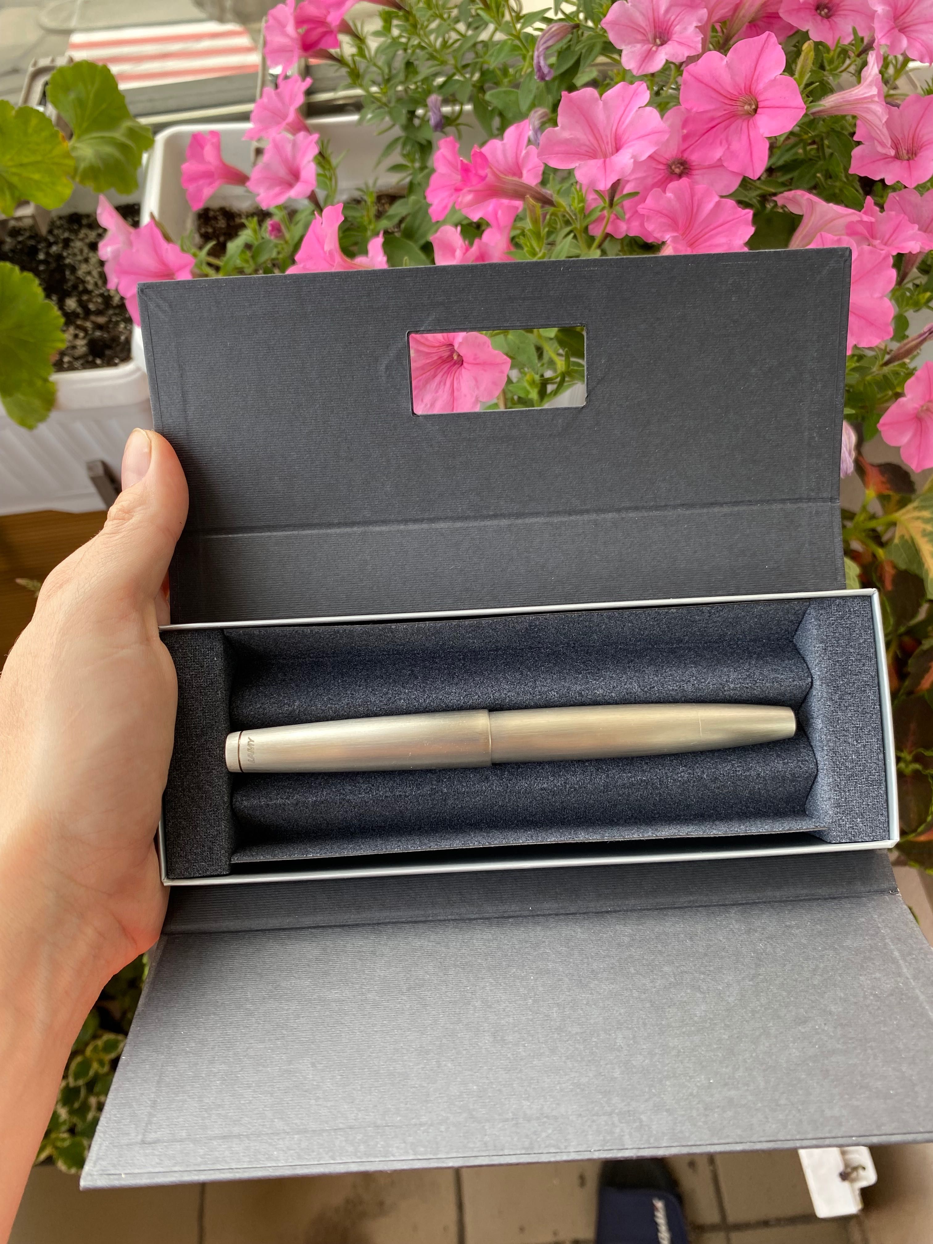 Чорнильна ручка Lamy 2000 (нержавіюча сталь, перо M