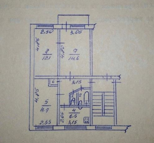 Квартира 3-комнатная, 4/5 этаж, 3-кімнатна квартира, трёхкомнатная 3к