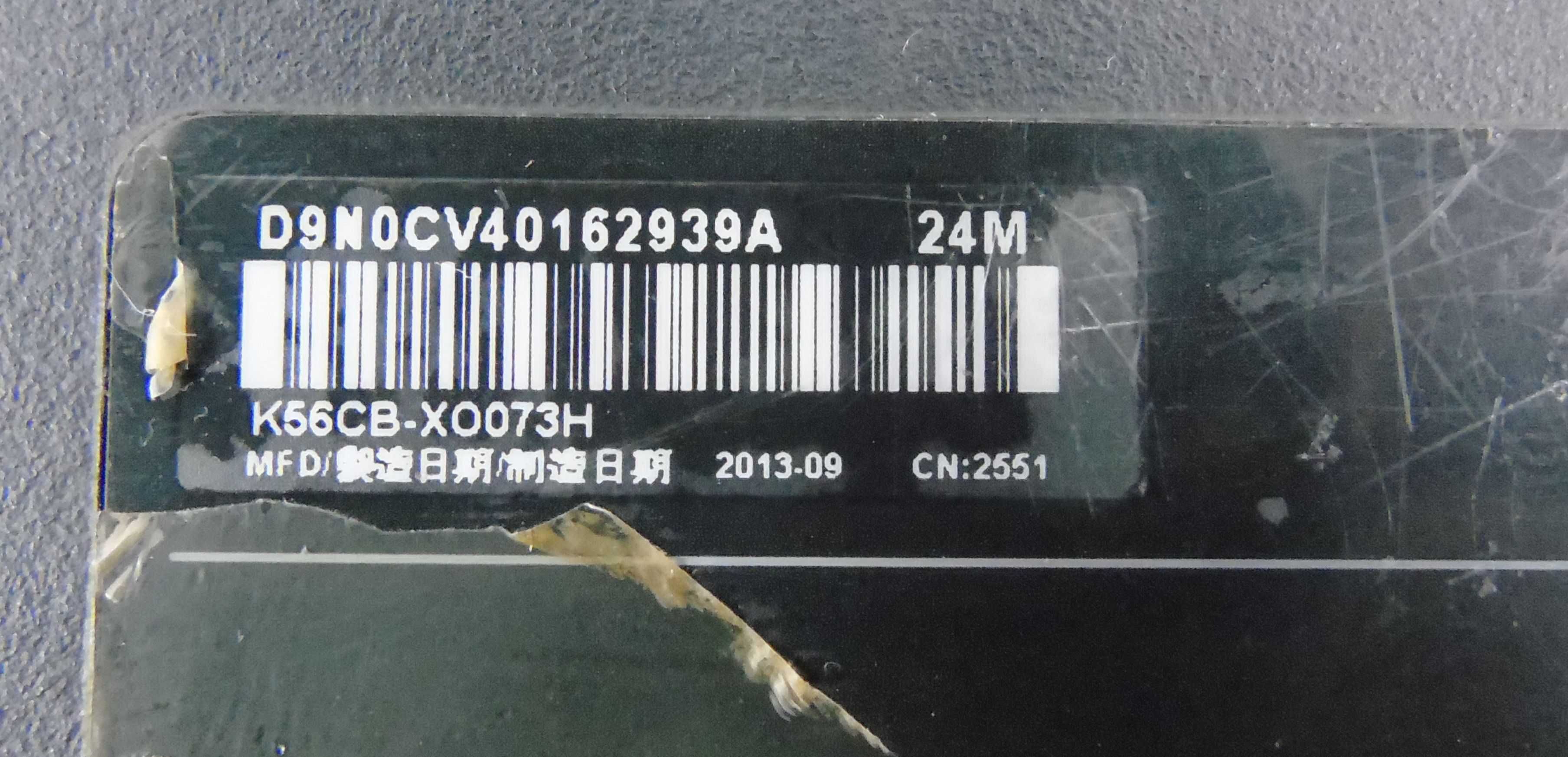 LAPTOP ASUS K56CB-XO073H 256/6GB Lombard Żuromin Loombard
