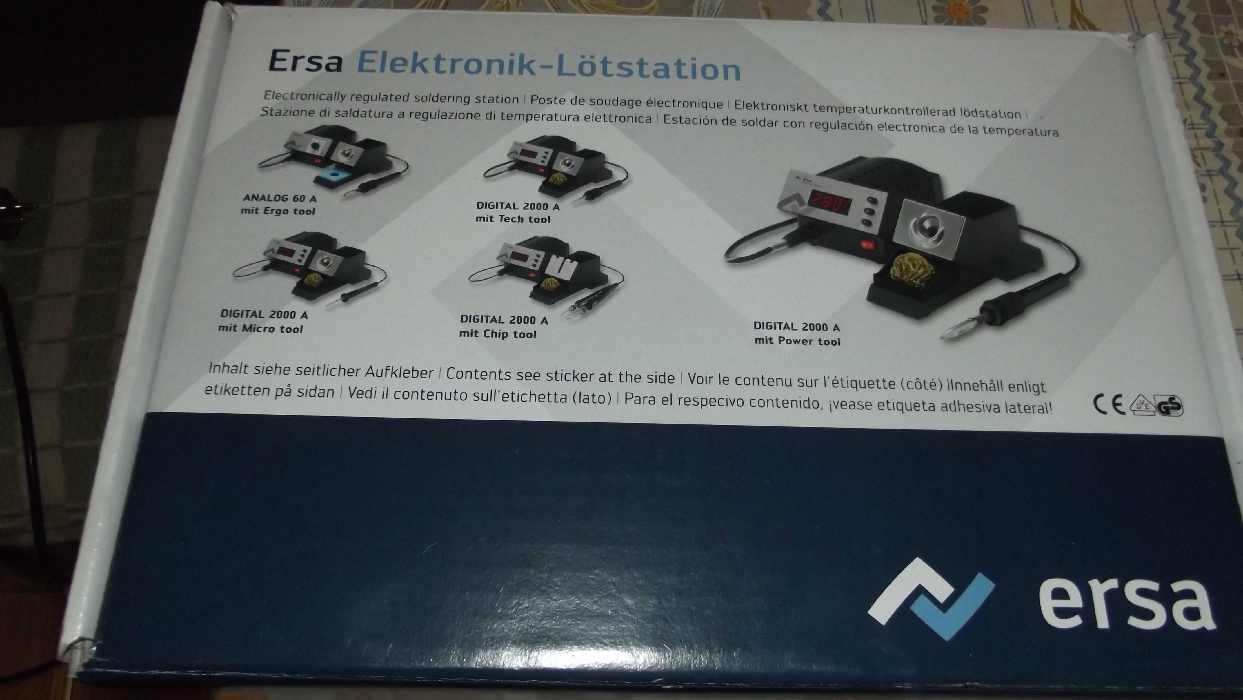 Паяльная станция Ersa analog 60A mit Ergo tool
