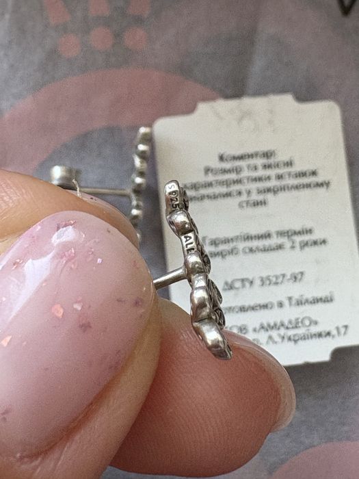 Сережки pandora оригінал