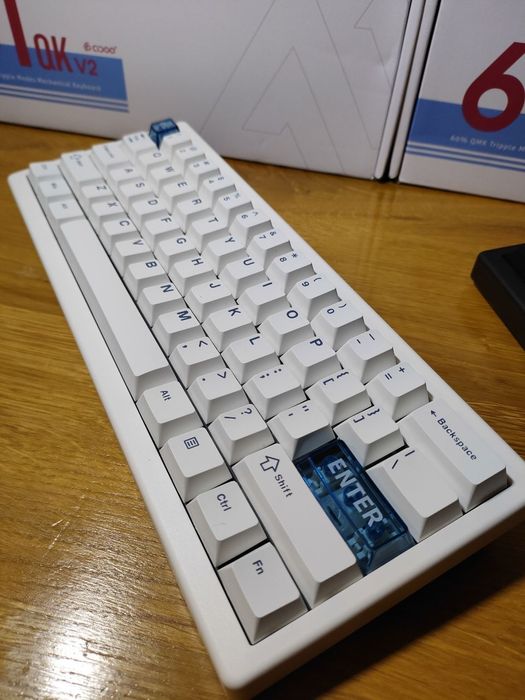 CIDOO QK61 v2 Бездротова механічна ігрова клавіатура 3 режими підключе