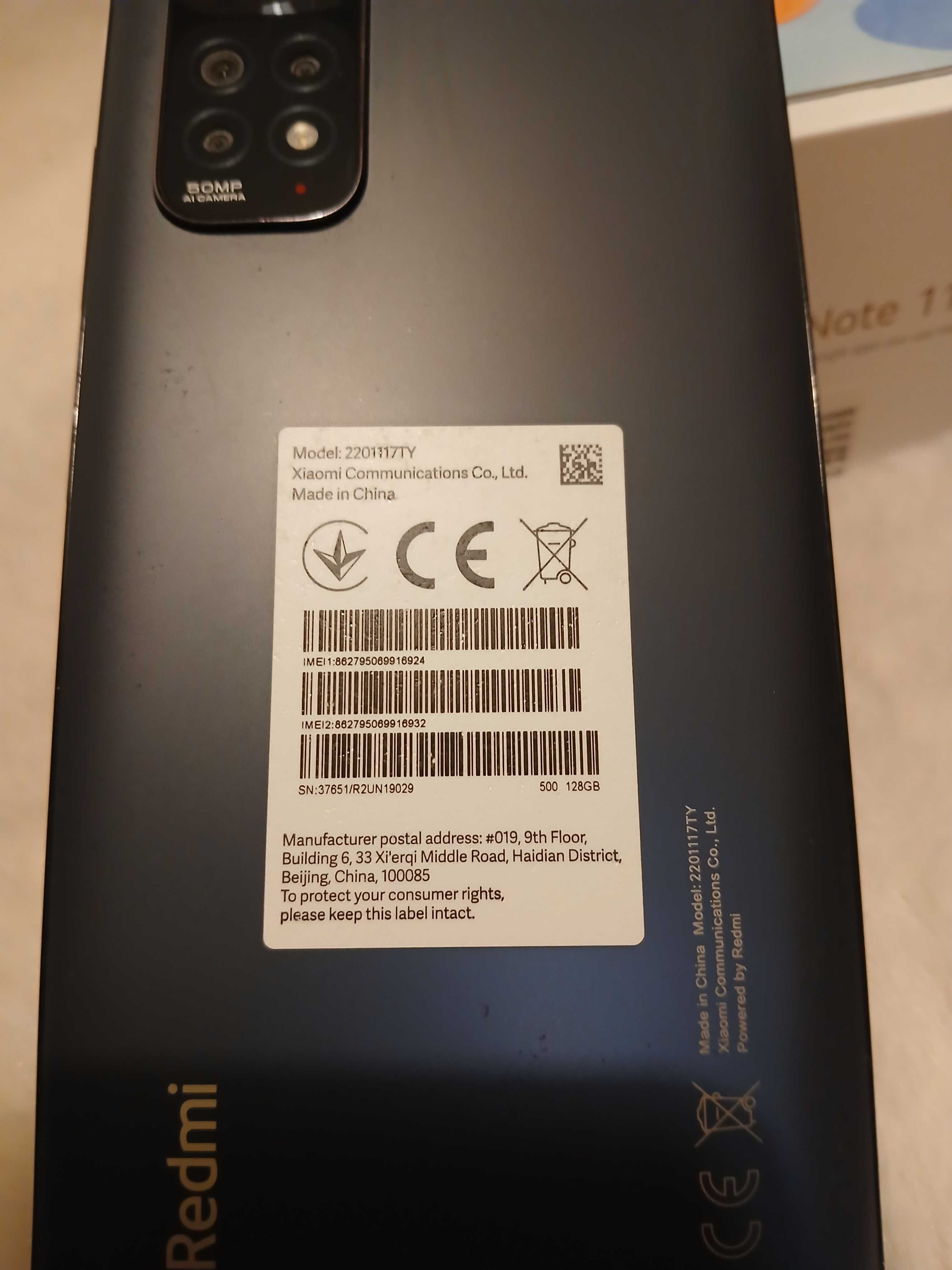 Redmi Note 11 Graphite Gray 4GB RAM 128GB ROM