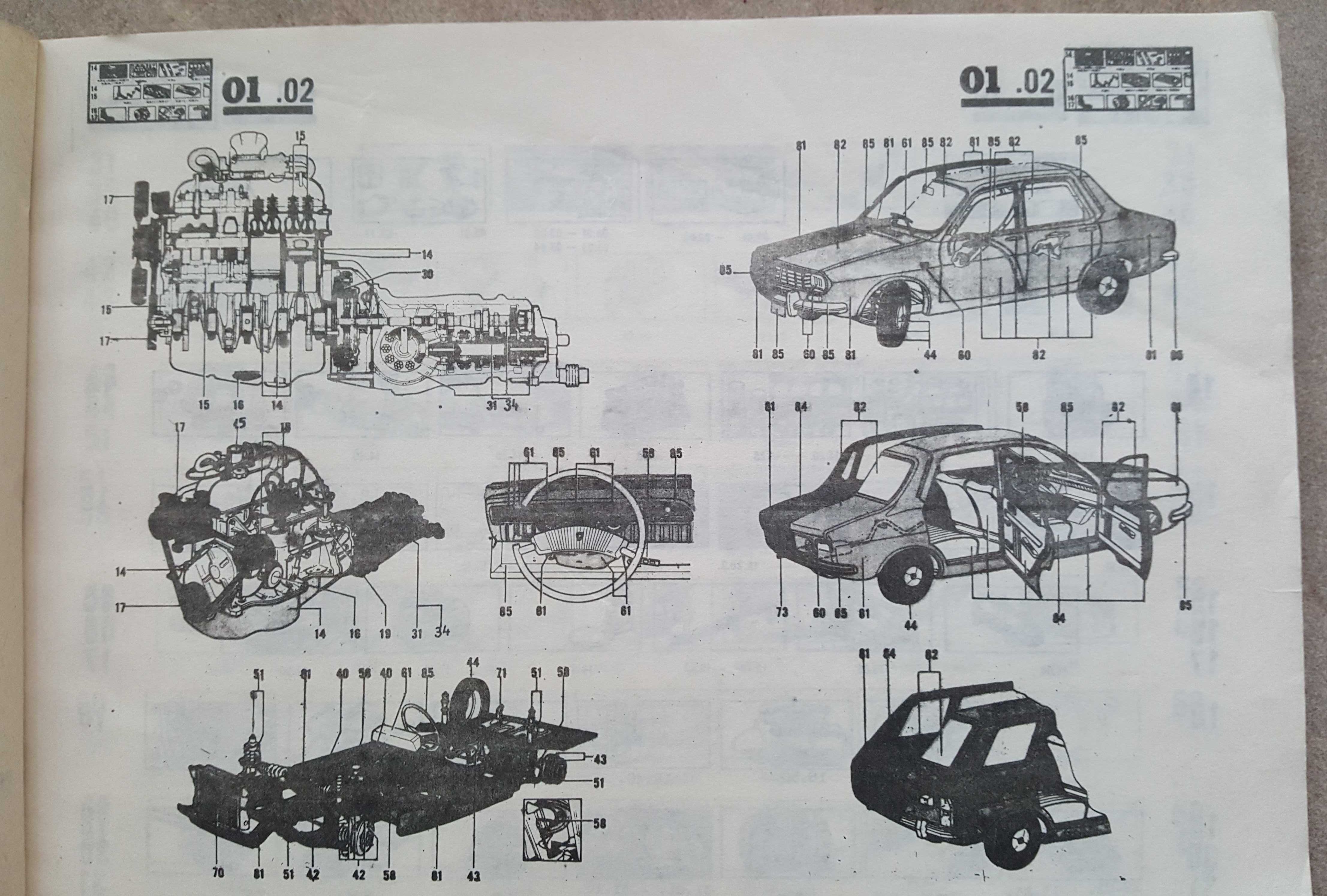 Dacia R1170 R1330 Katalog części.