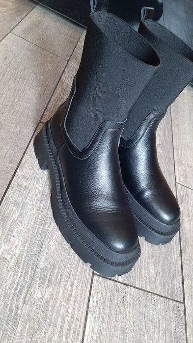Круті черевикиі челсі.Натуральна шкіра