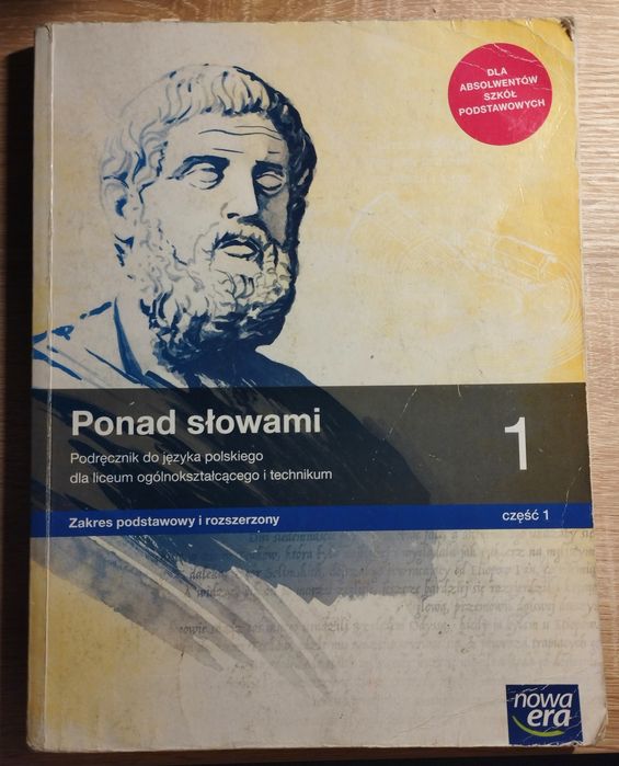 Ponad słowami 1 część 1 język polski podręcznik