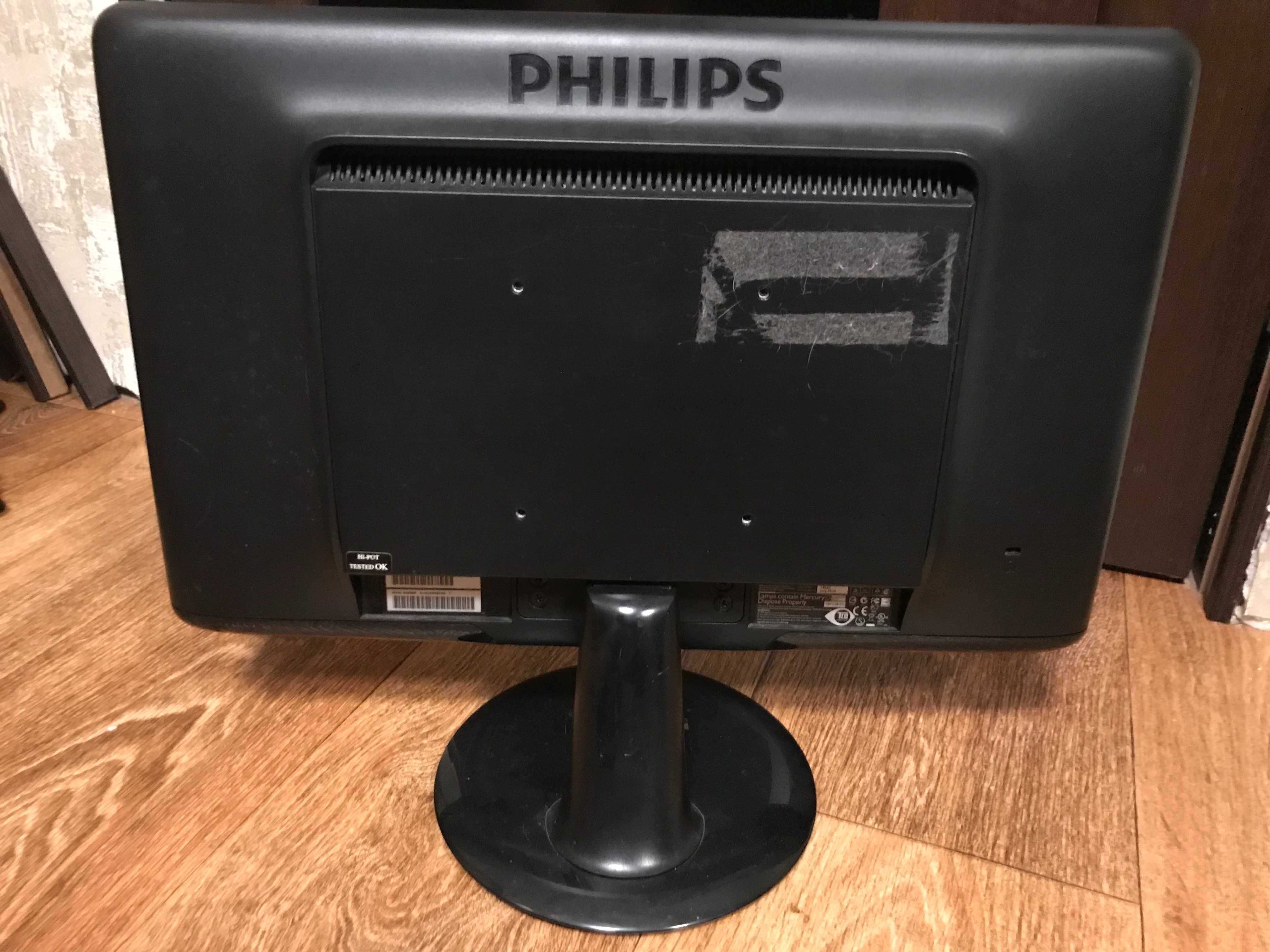 Монітор Philips 192E2 / 18.5" (1366x768) TN / VGA, DVI / VESA 100x100