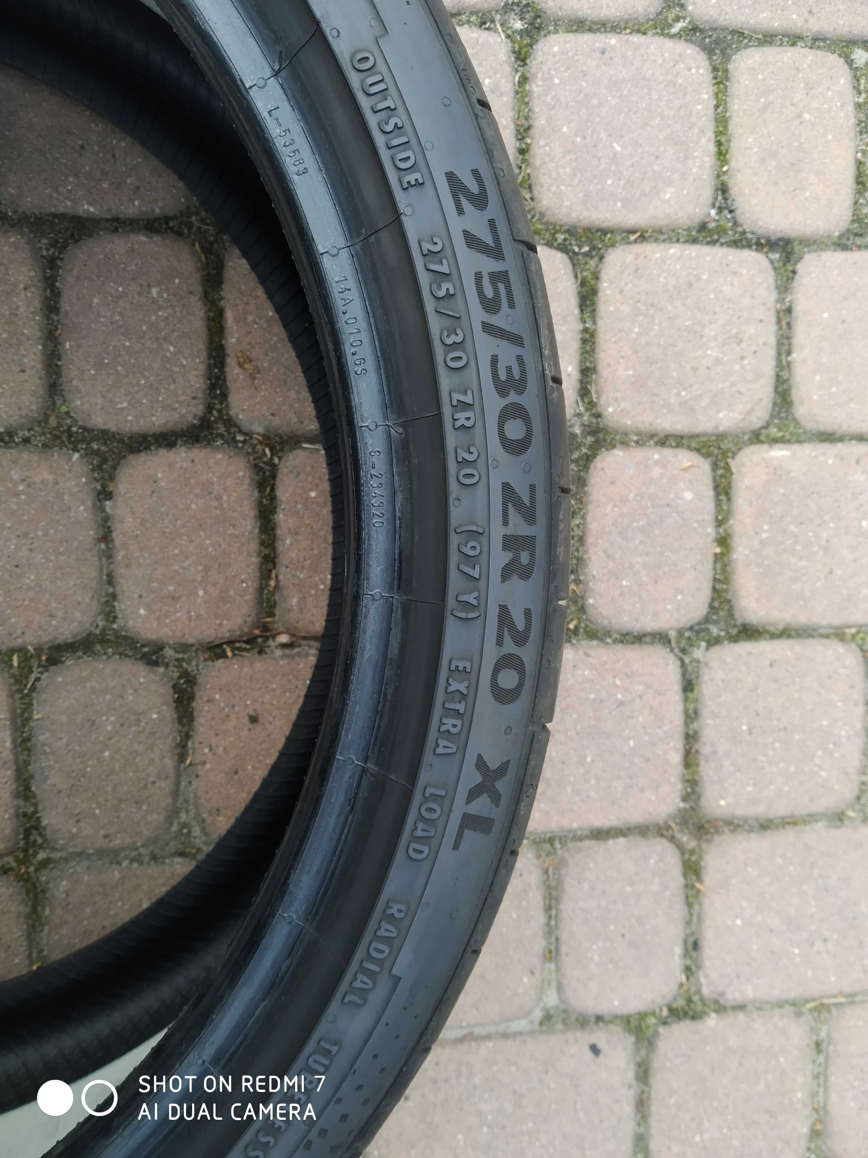 opony letnie 275/30R20 XL Continental SportContact 6 dot0622