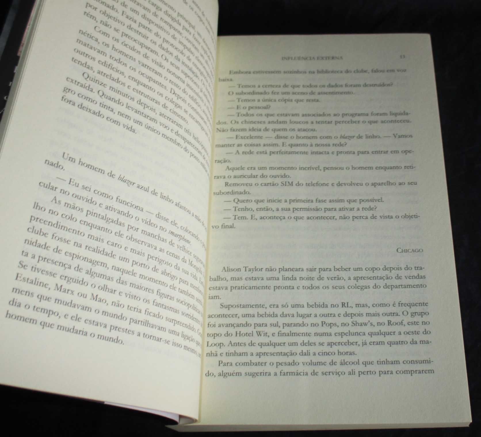 Livro Influência Externa Brad Thor