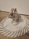 Figurka porcelanowa wiewiórka Gorodnica Horodnica ZSRR Ukraina