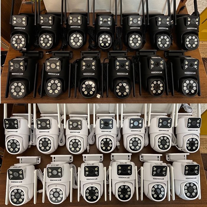 Вулична подвійна IP66 12мп Wi-Fi камера відеоспостереження szsinocam