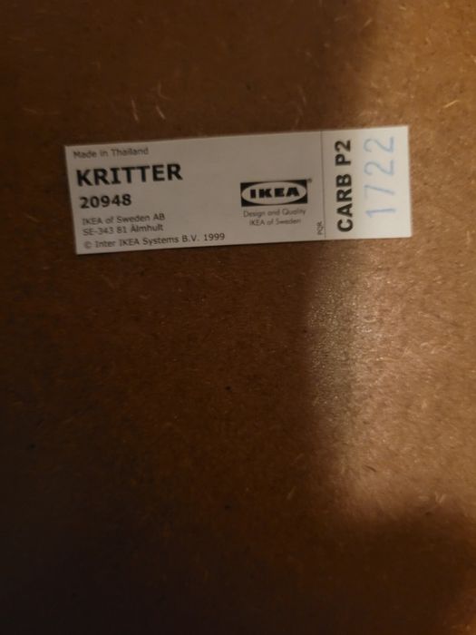 Krzesełko dziecięce kritter ikea