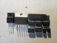 Мікросхеми TDA8174, LM8560, DM0365, LM358P, NE555P,