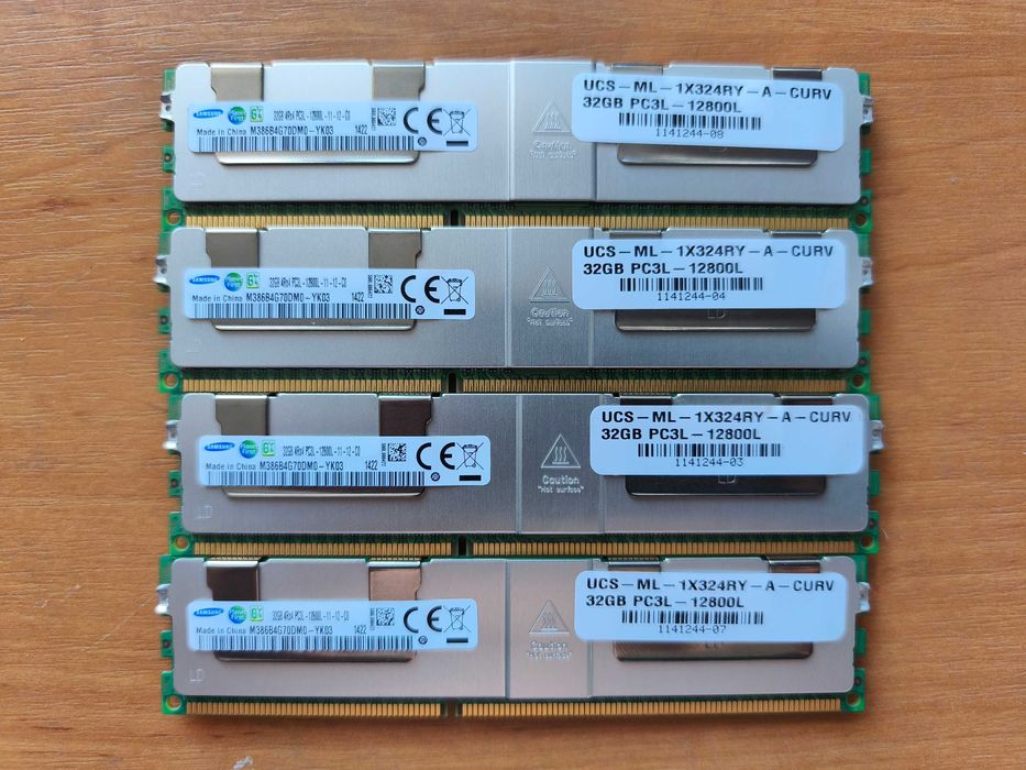 Samsung 32GB ECC DDR3 1600 PC3-12800L Reg серверная