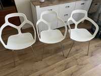 Krzesła białe 3szt