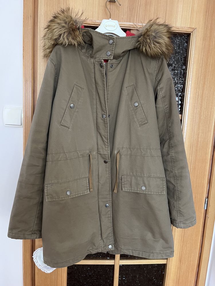 Kurtka parka khaki