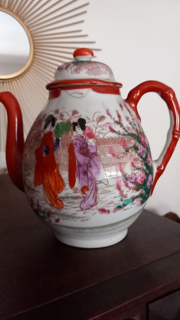 Conjunto chá porcelana japonesa.