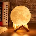 LED нічник-світильник, 3D moon lamp