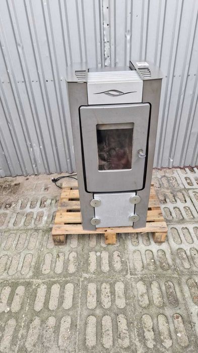 Piec na pellet pelet kominek koza kocioł RIKA 8KW mocny DZIAŁA DUŻY