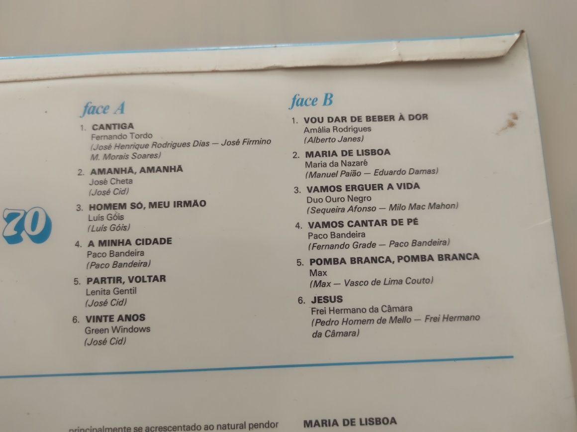 Disco Vinil Sucessos dos Anos 70