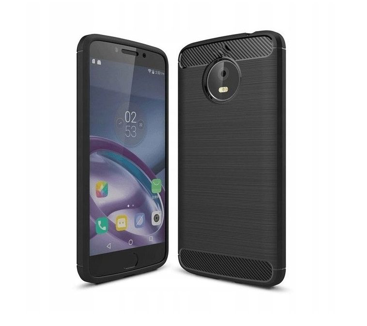Carbon Case Etui Do Motorola Moto G6 Plus Elastyczny Silikonowy