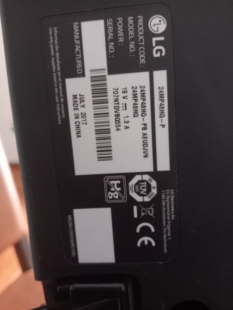 Vendo monitor 24 polegadas 24mp48hq
Referên