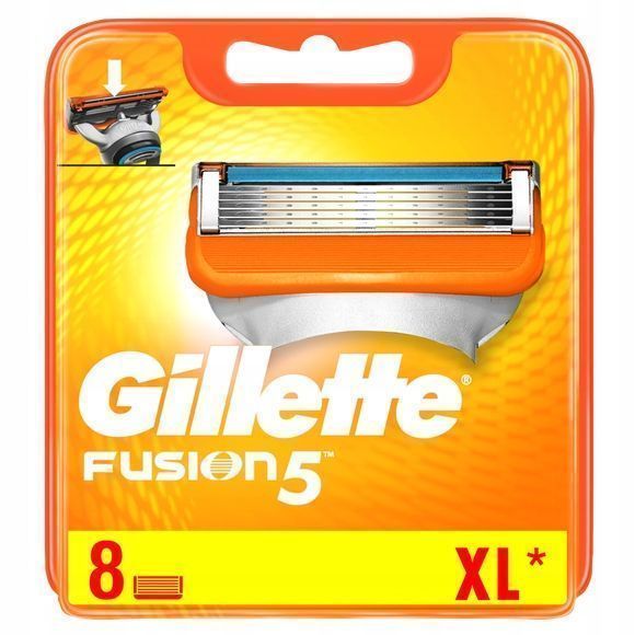 Wkłady żyletki wymienne do maszynki Gillette Fusion5 8 szt oryginał