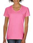 Koszulka damska GILDAN Premium V-neck azalea L