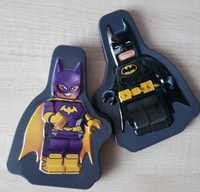 Metalowe pudełko czarny Batman / Batgirl DC Comics Lego McD's 13cm