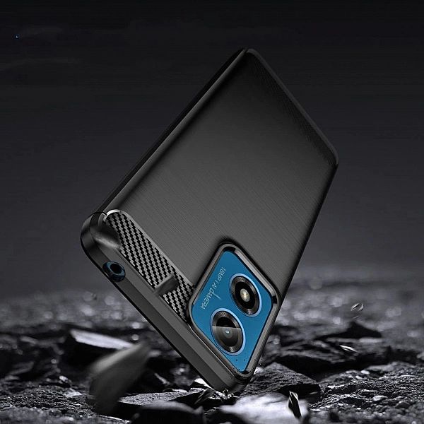 Etui Tech-Protect TPUCarbon na Motorola Moto G24 / G24 Power / G04 - c