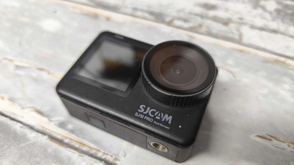 kamera SJCAM SJ10 Pro Dual Screen 4k 60fps - fajny zestaw