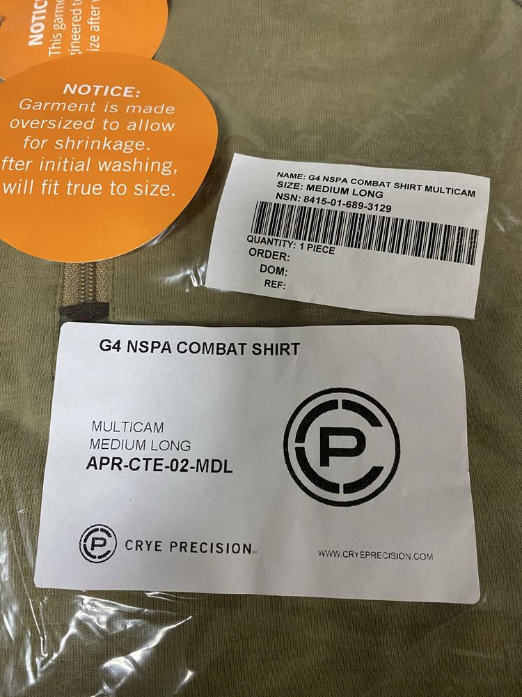 Новий убакс “crye precision”  розмір m/l