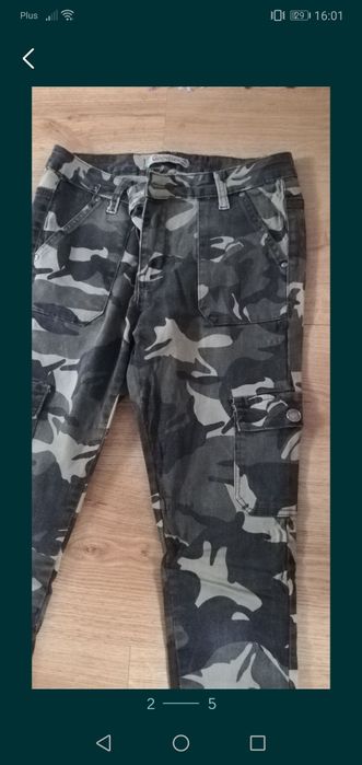 Spodnie moro oliwkowe