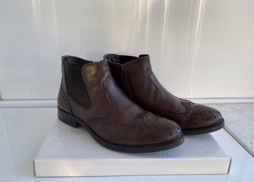 Чоловічі черевики челсі terrablu шкіряні