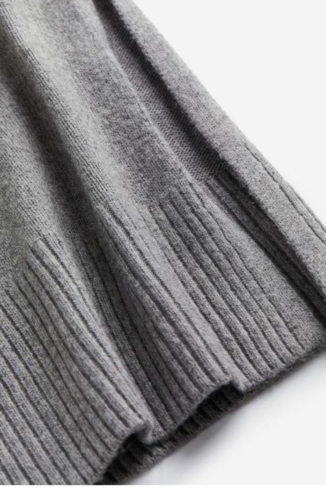 Вязаное тёплое платье оверсайз