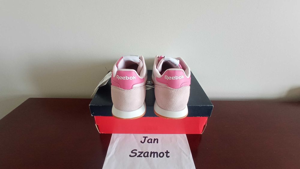 38 Buty Reebok Classic Pink / White