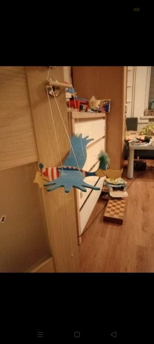 Ozdoba wisząca drewniana - ptak