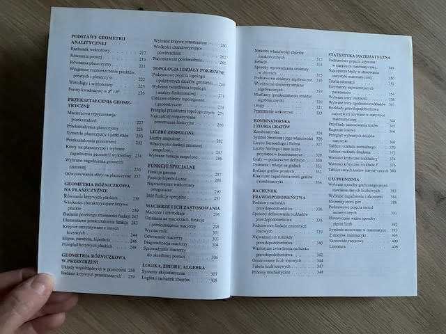 Tablice matematyczne wydawnictwa Cykada, autor Witold Mizerski